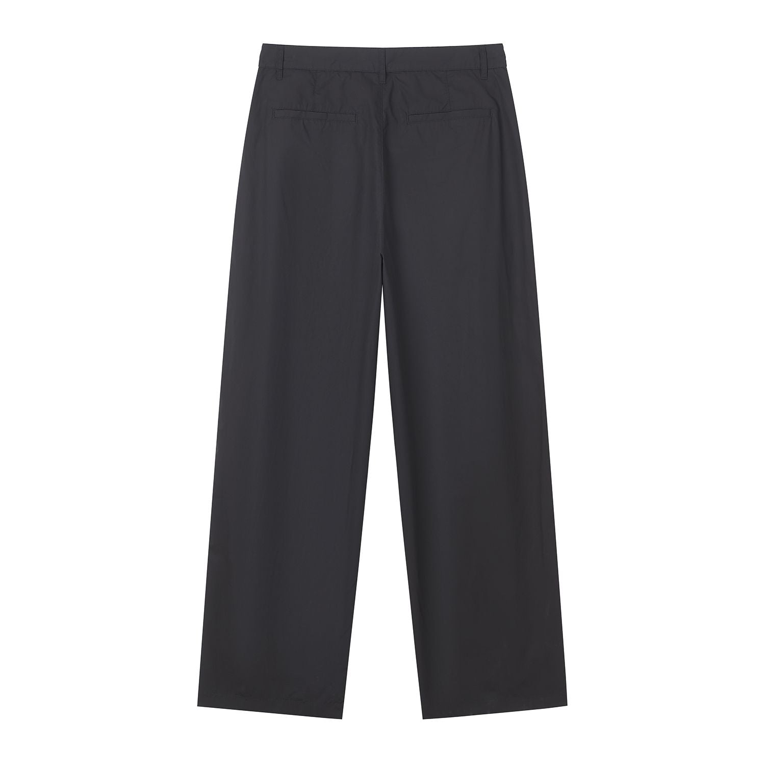 Men Loose Straight Cotton Poplin Khakis