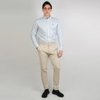 Men Regular Taper Stretch Twill Khakis