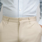 Men Regular Taper Stretch Twill Khakis