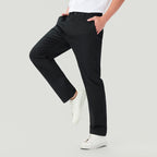 Men Regular Taper Stretch Twill Khakis