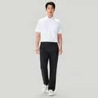 Men Regular Taper Stretch Twill Khakis