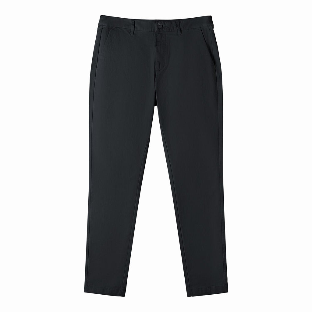 Men Regular Taper Stretch Twill Khakis