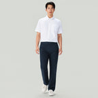 Men Regular Taper Stretch Twill Khakis