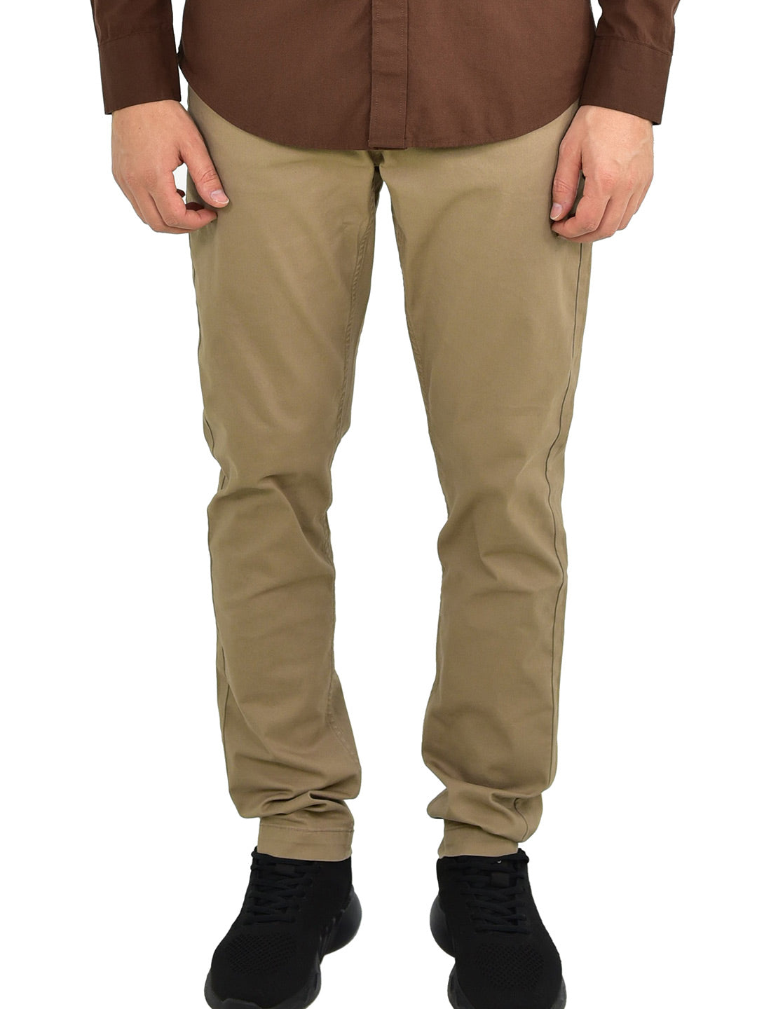 Men's Stretchy Mid Rise Khakis