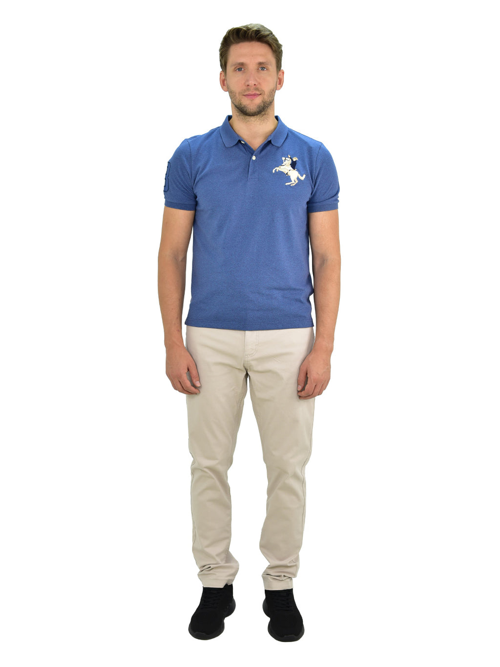 Men's Stretchy Mid Rise Khakis