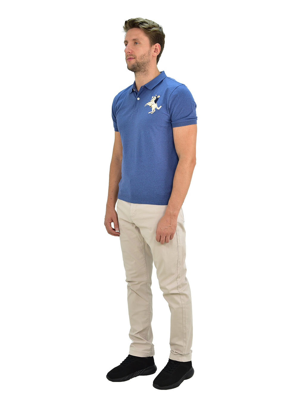Men's Stretchy Mid Rise Khakis