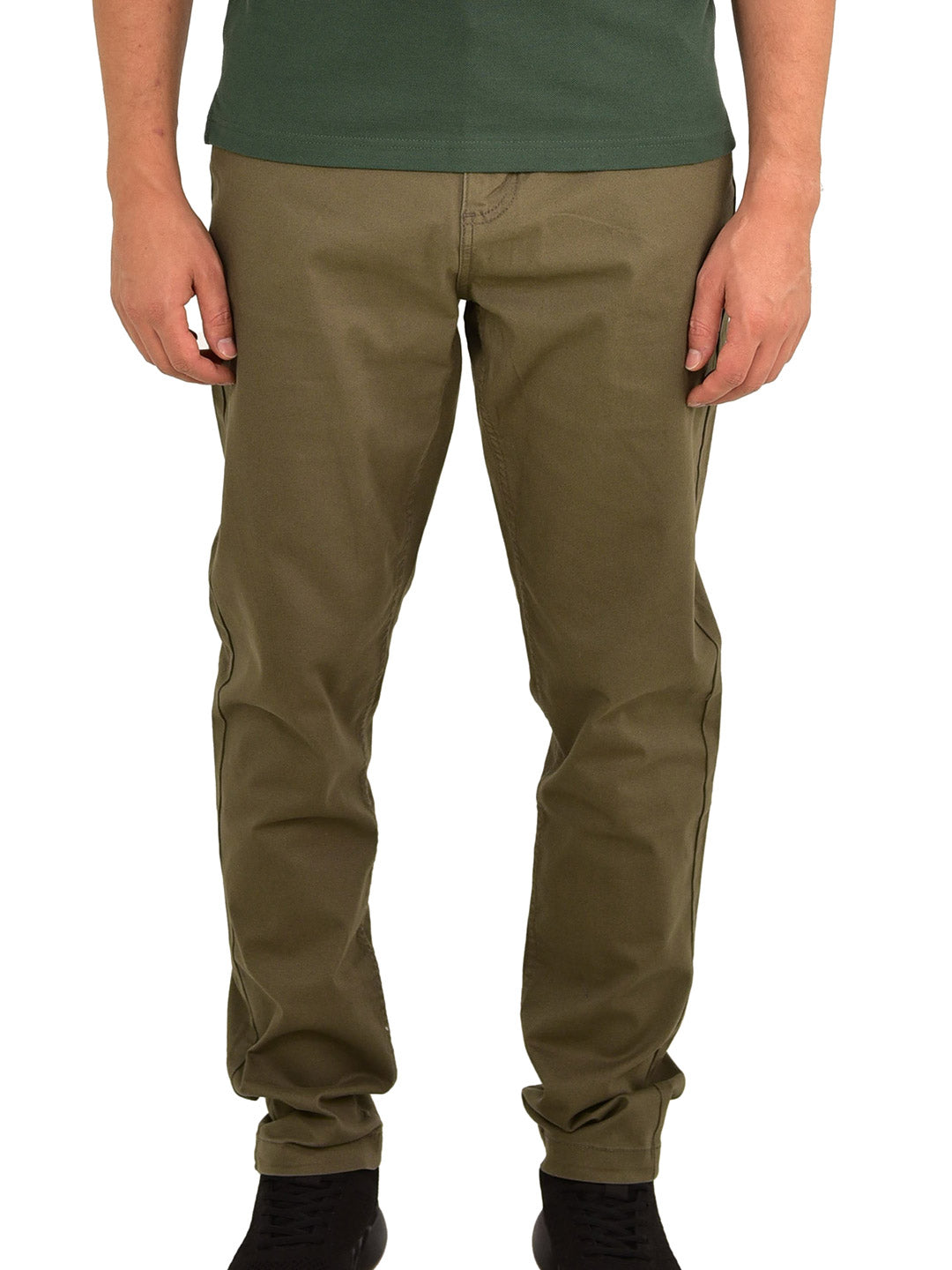 Men's Stretchy Mid Rise Khakis