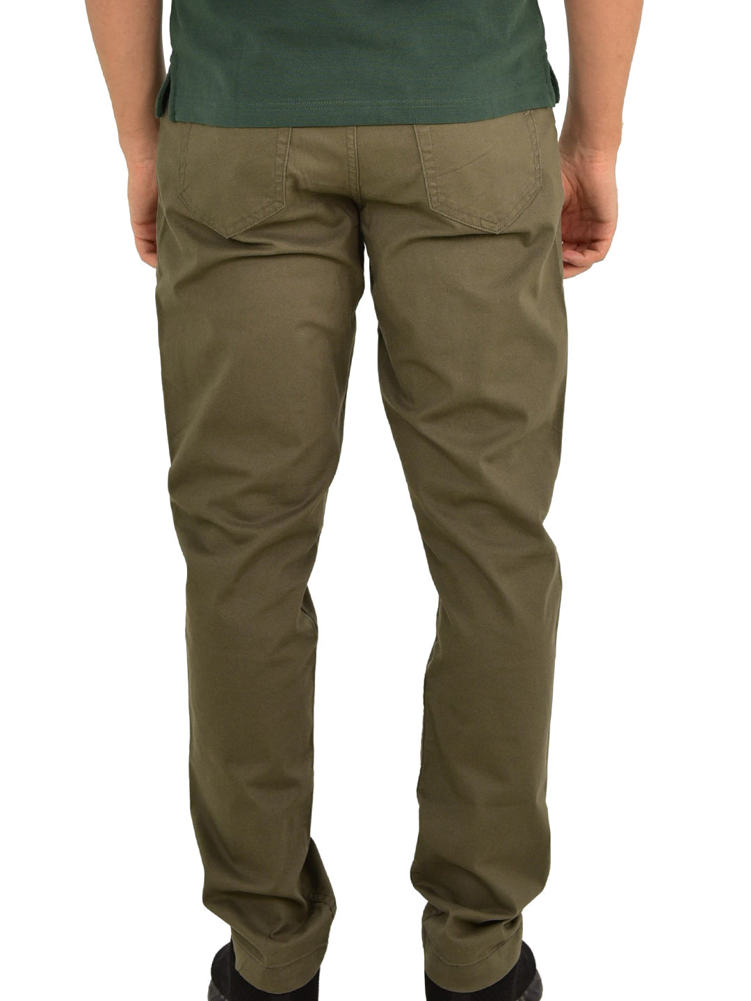 Men's Stretchy Mid Rise Khakis