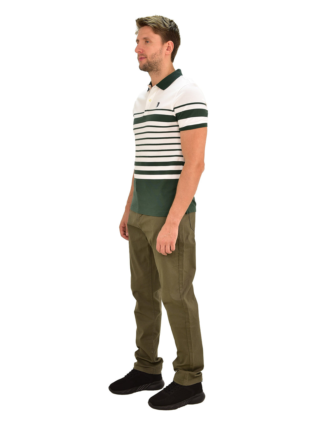 Men's Stretchy Mid Rise Khakis