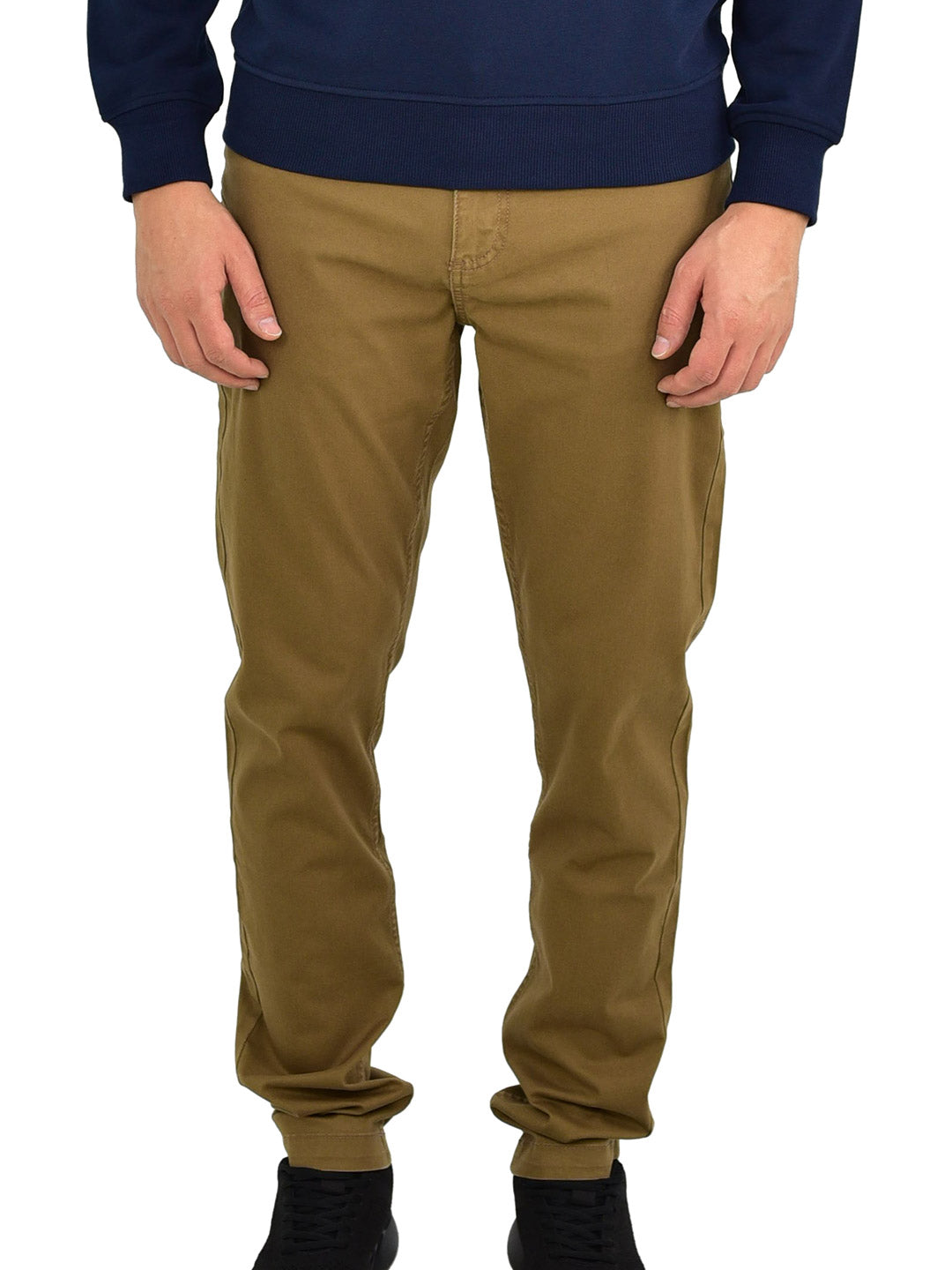 Men's Stretchy Mid Rise Khakis