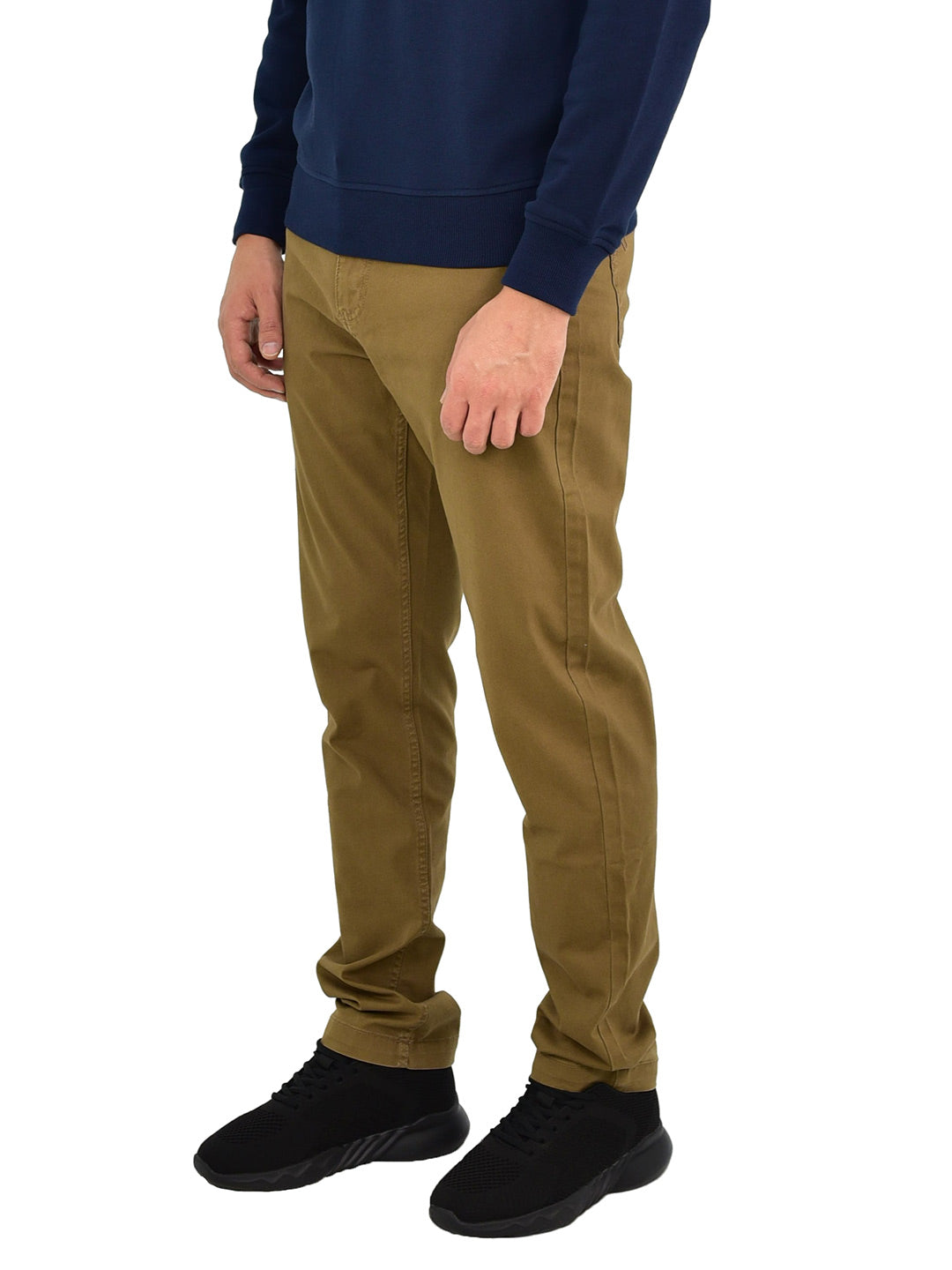 Men's Stretchy Mid Rise Khakis