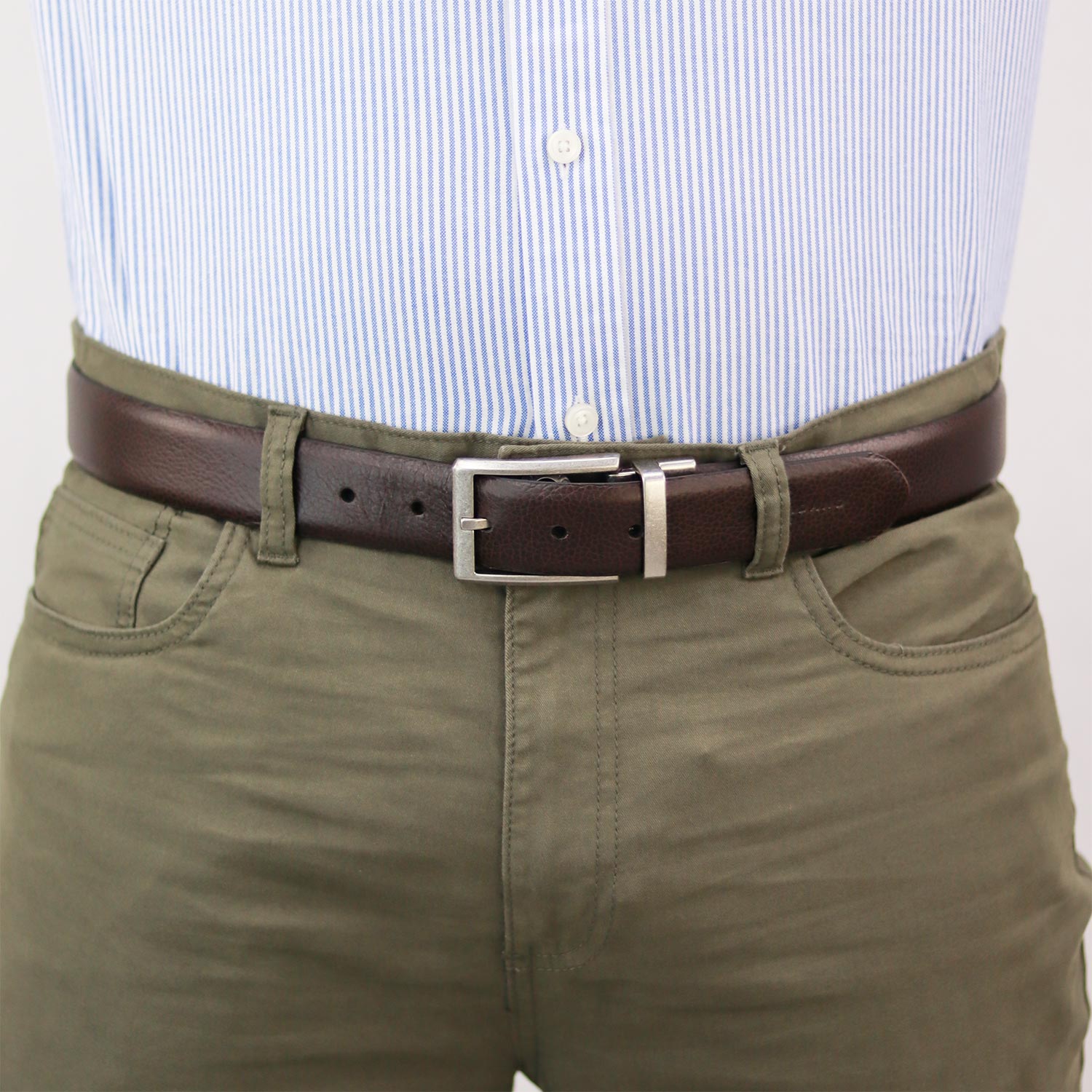 Giordano Men's Leather Belt-Multicolor