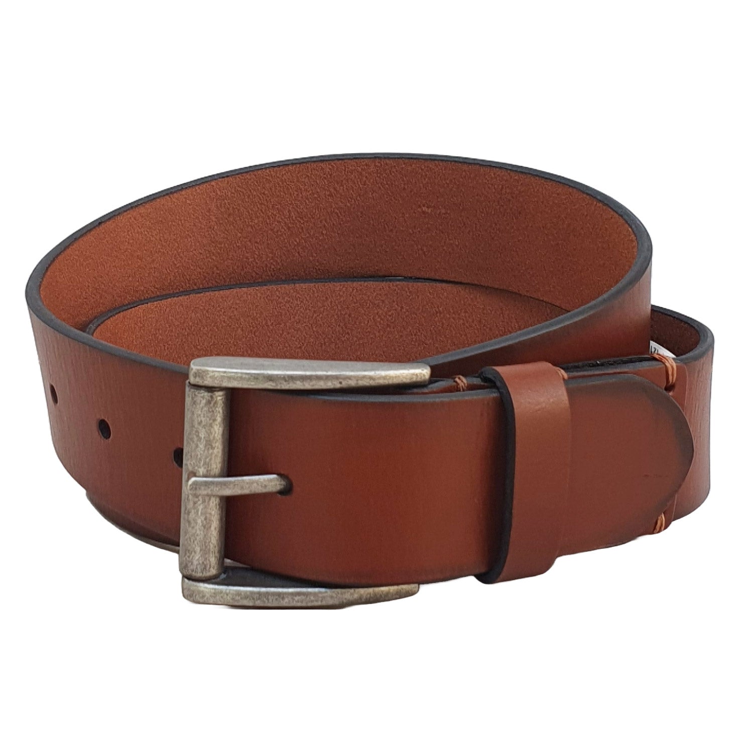 Giordano Men's Casual Leather Belt-Brown