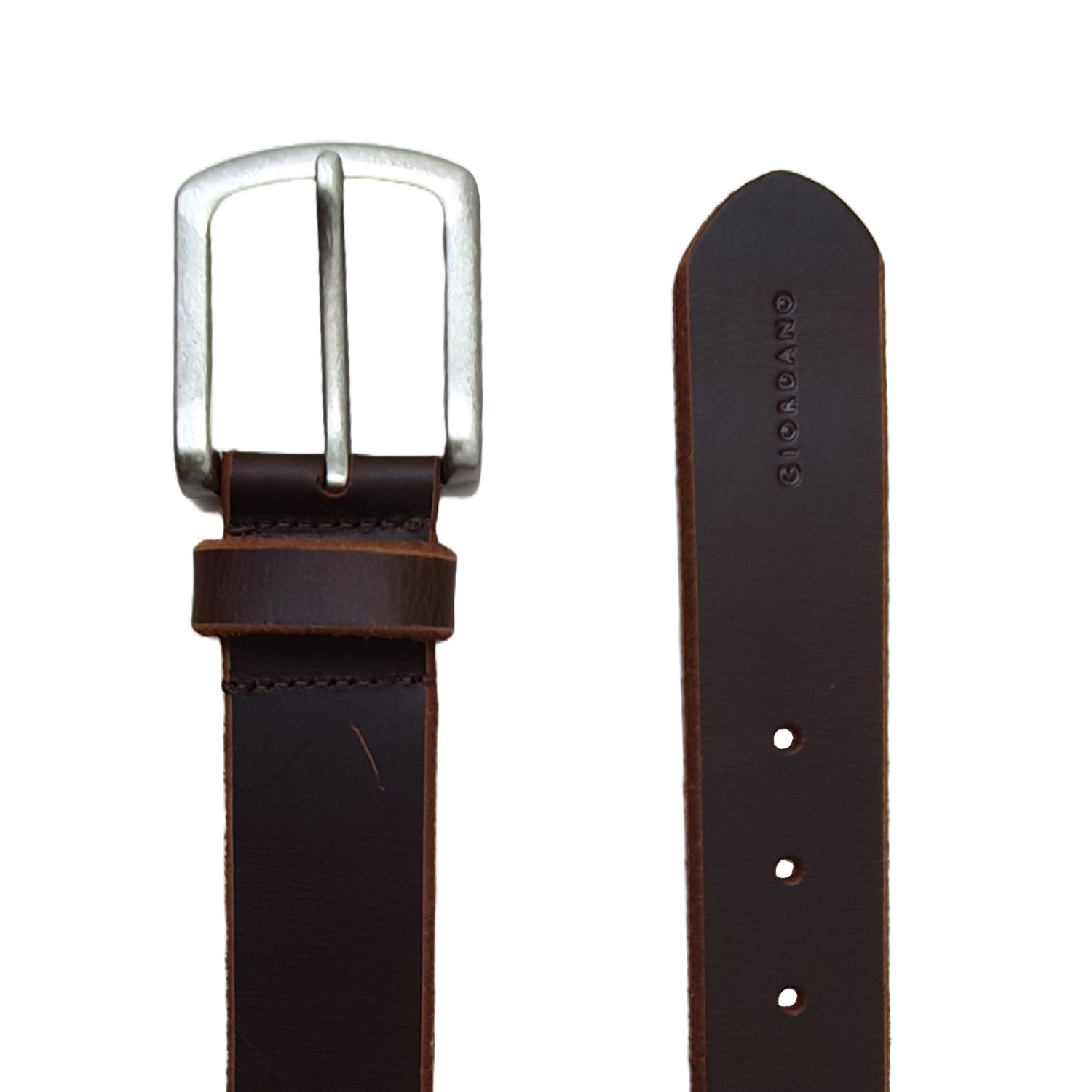 Men's Classic Leather Belt - Durable Everyday Style