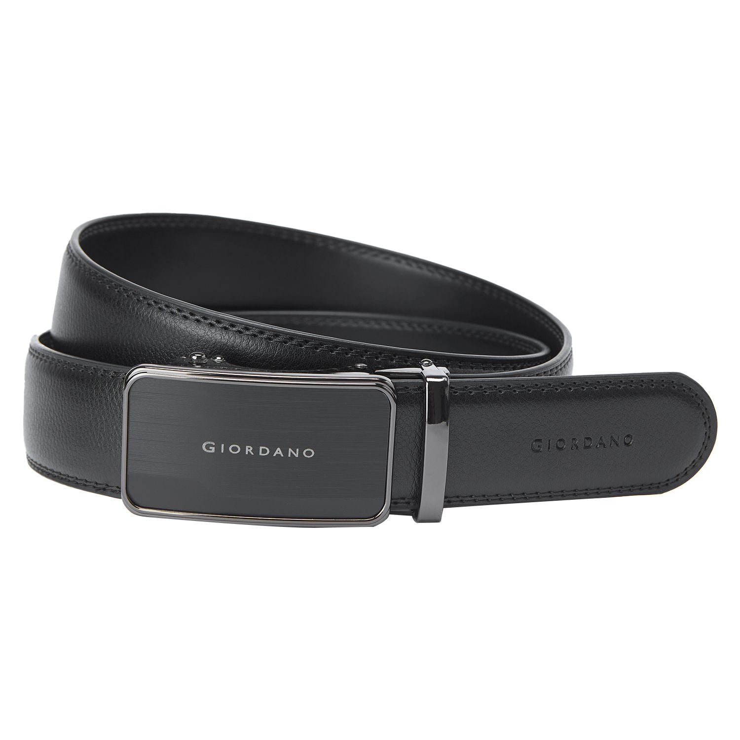 Men Leather Automatic Buckle Belt
