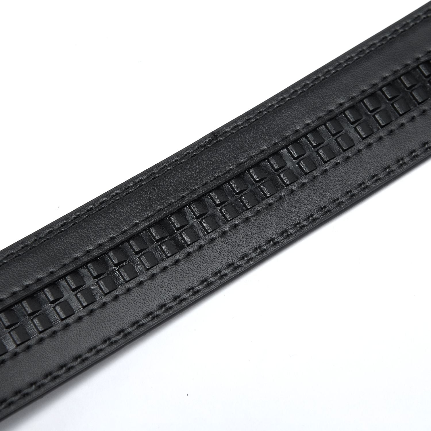 Men Leather Automatic Buckle Belt