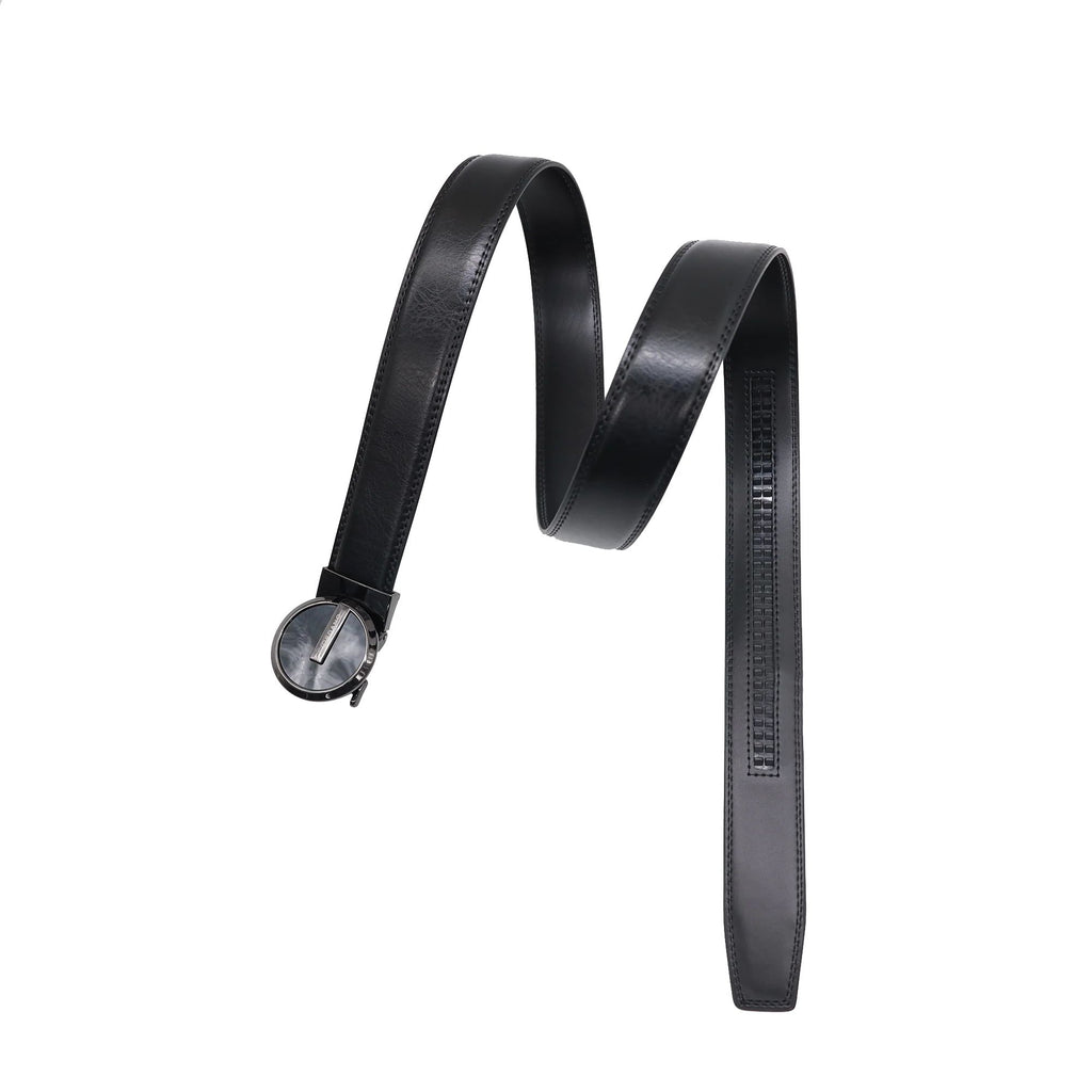 Men Leather Stylish Automatic Buckle Belt
