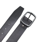 Men Leather Reversible Twist Buckle Belt