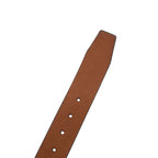 Men Leather Reversible Twist Buckle Belt