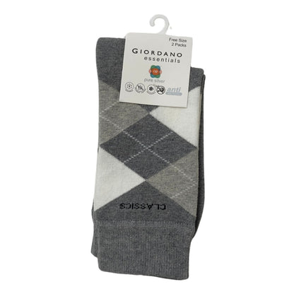Classic Men Collection Long Socks - 2 Pack, Cotton Polyester Elastane Blend