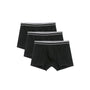 Giordano Men's Jersey Trunks - 3-Pack, Cotton Spandex, Jacquard Waistband-Multicolor