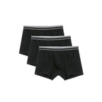 Giordano Men's Jersey Trunks - 3-Pack, Cotton Spandex, Jacquard Waistband-Multicolor
