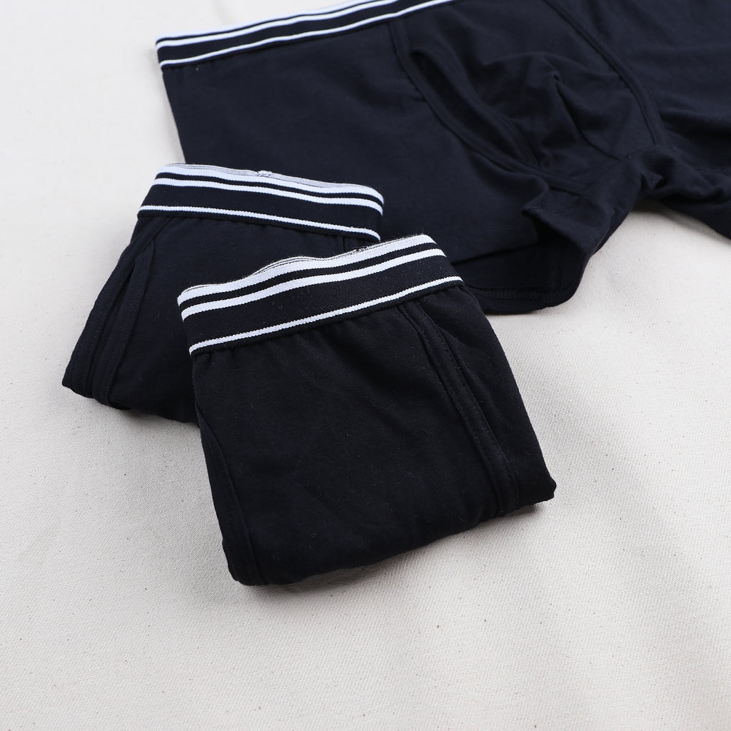 Men's Jersey Trunks - 3-Pack, Cotton Spandex, Jacquard Waistband
