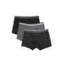 Giordano Men's Jersey Trunks - 3-Pack, Cotton Spandex, Jacquard Waistband-Multicolor