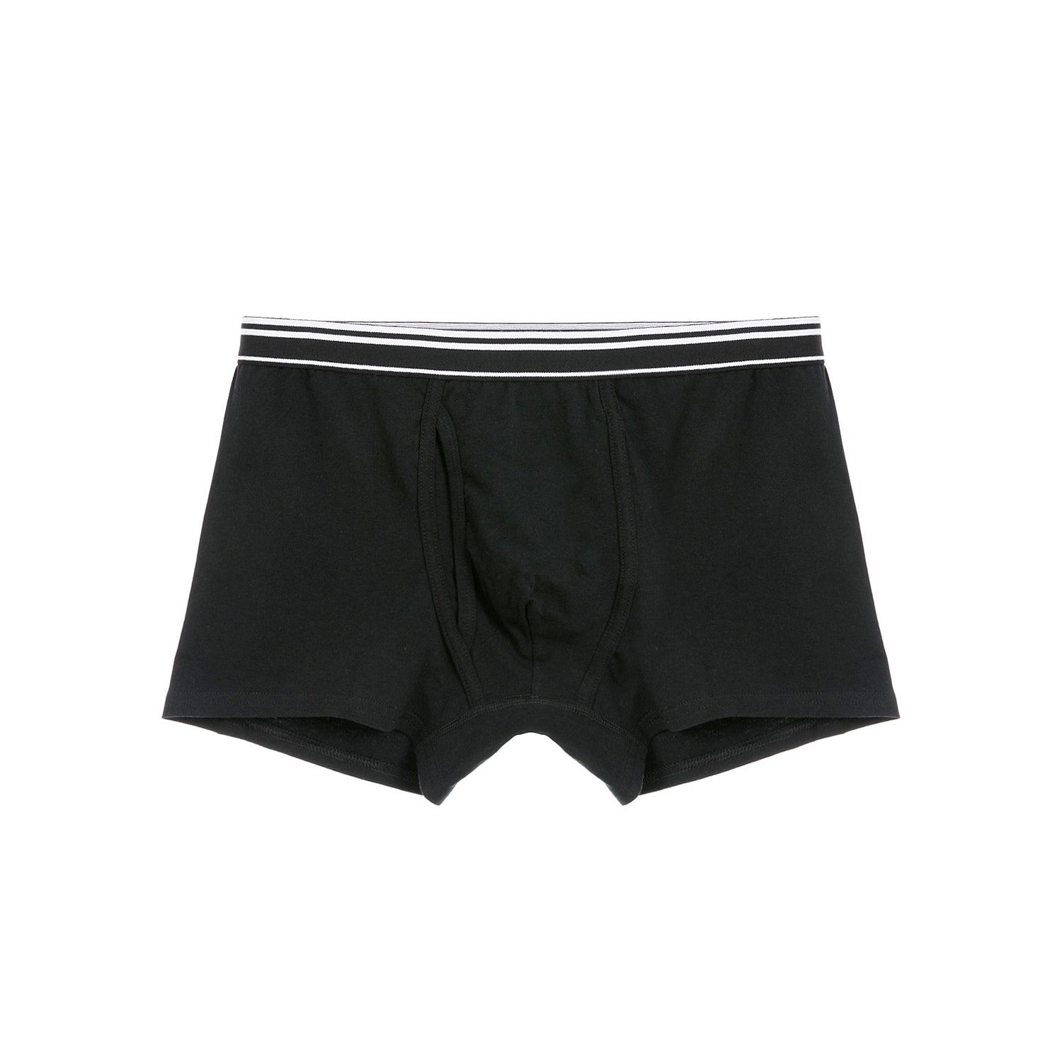 Men's Jersey Trunks - 3-Pack, Cotton Spandex, Jacquard Waistband