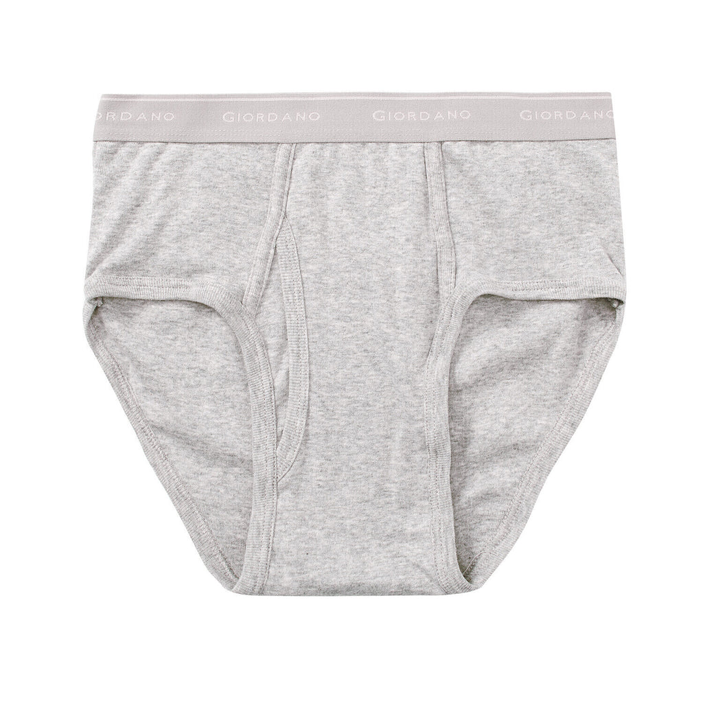 Men's Classic Rib Briefs - 6-Pack, Cotton, Jacquard Waistband