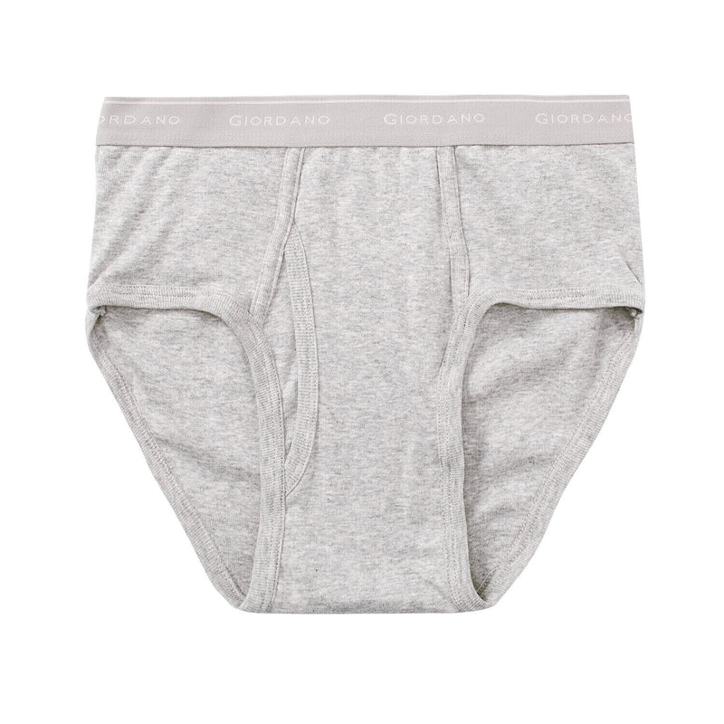 Men's Classic Rib Briefs - 6-Pack, Cotton, Jacquard Waistband