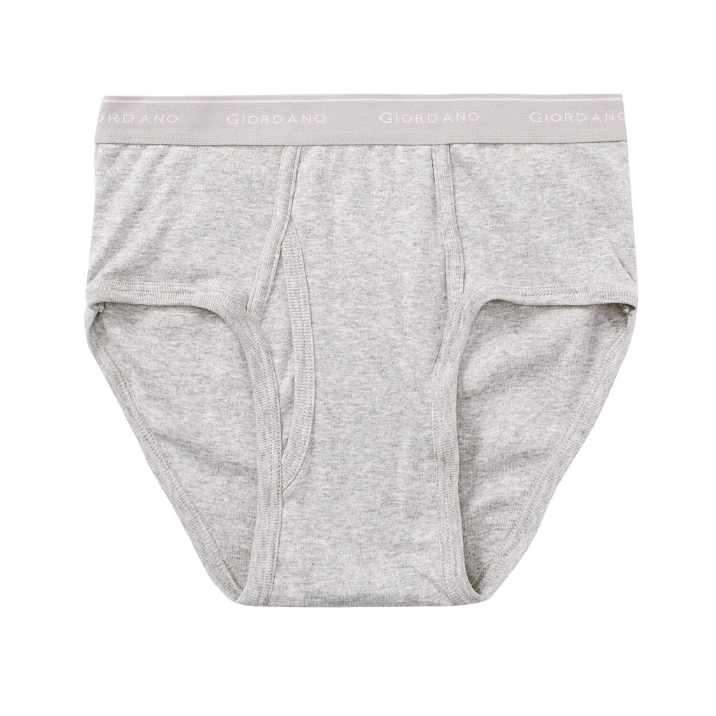 Men's Classic Rib Briefs - 6-Pack, Cotton, Jacquard Waistband