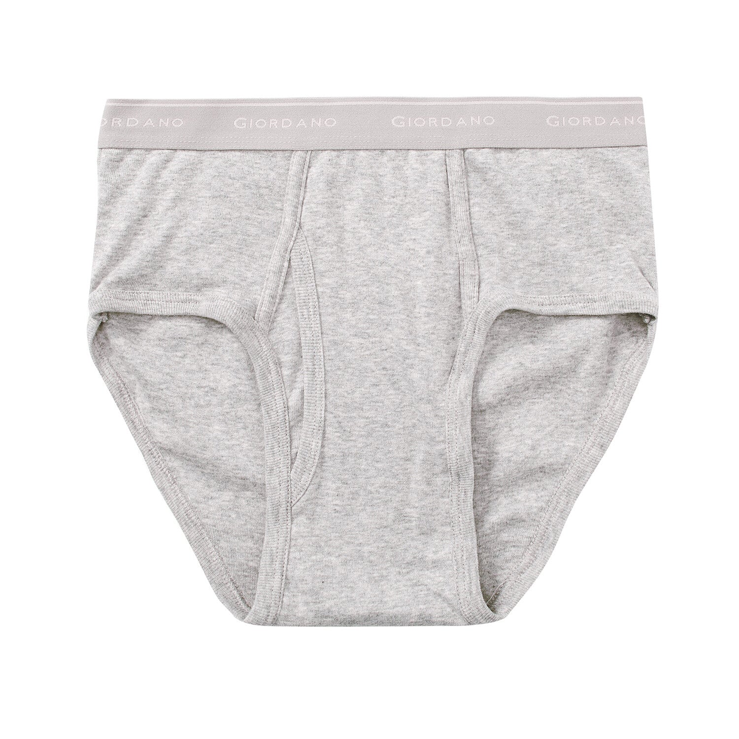 Men's Classic Rib Briefs - 6-Pack, Cotton, Jacquard Waistband