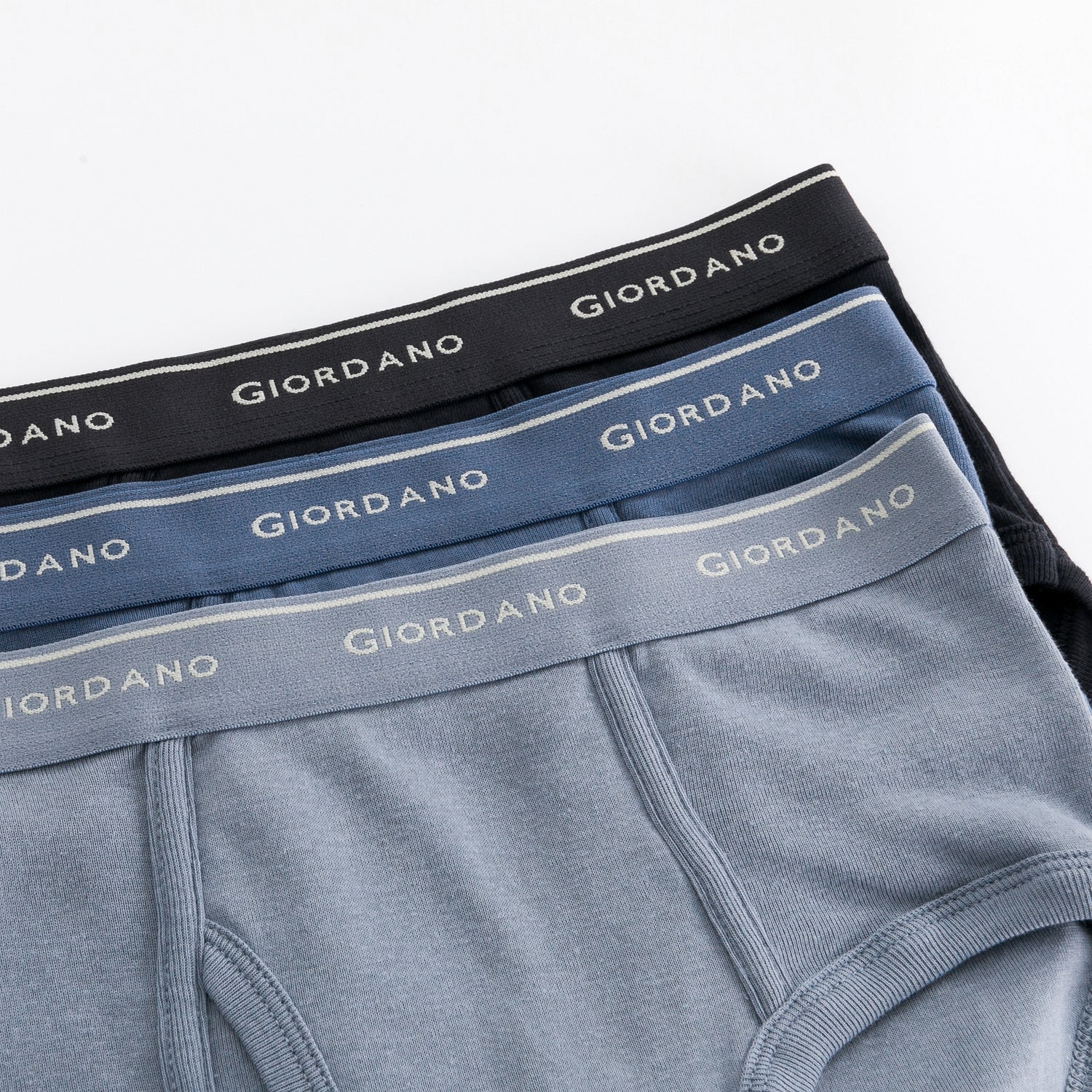 Men's Classic Rib Briefs - 6-Pack, Cotton, Jacquard Waistband