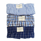 Men's Cotton Contrast Color Boxers (3Pcs/Pack)