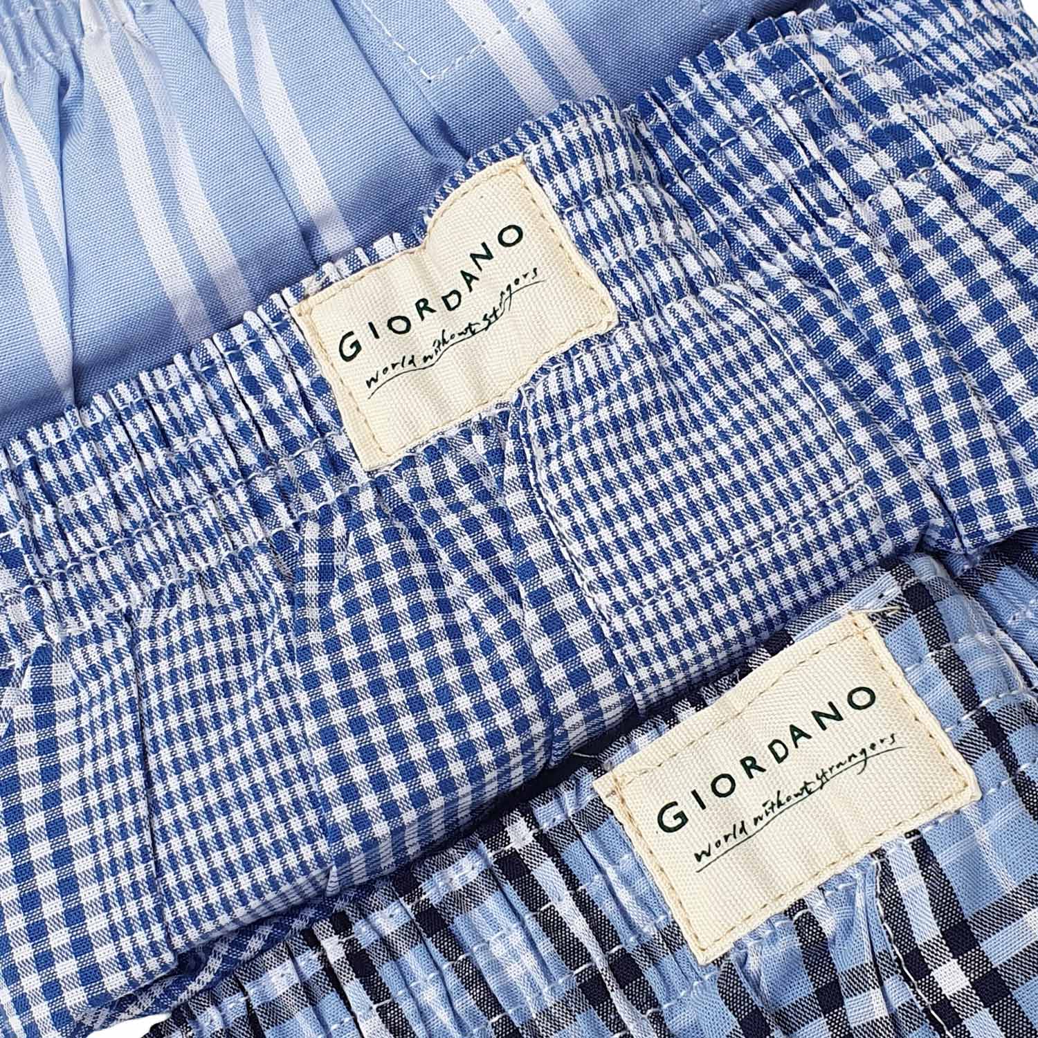 Men's Cotton Contrast Color Boxers (3Pcs/Pack)