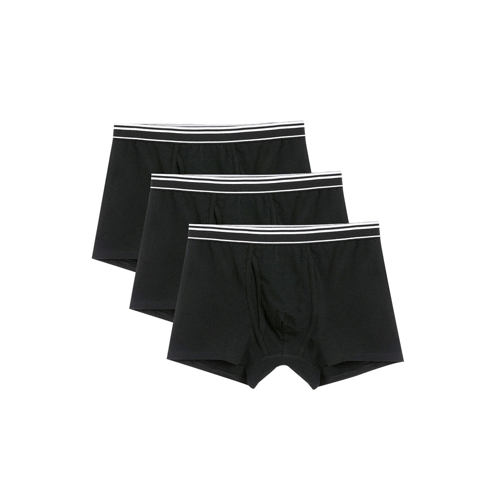 Men's Cotton Spandex Jersey 3-Pack Trunks