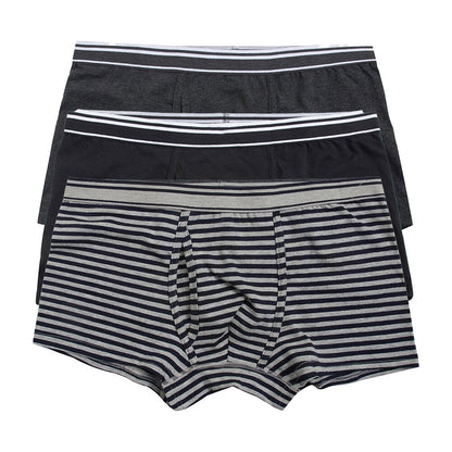 Men's Cotton Spandex Jersey 3-Pack Trunks