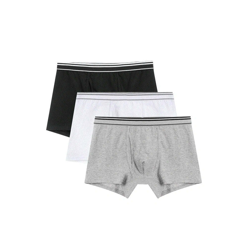 Men's Cotton Spandex Jersey 3-Pack Trunks