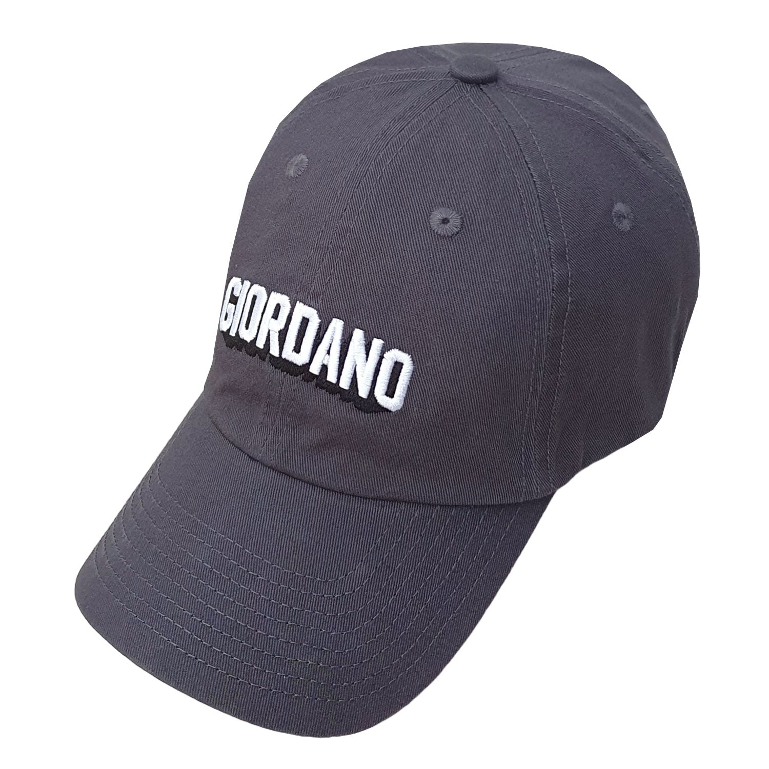 Unisex Cotton Embroidery Giordano Logo Cap