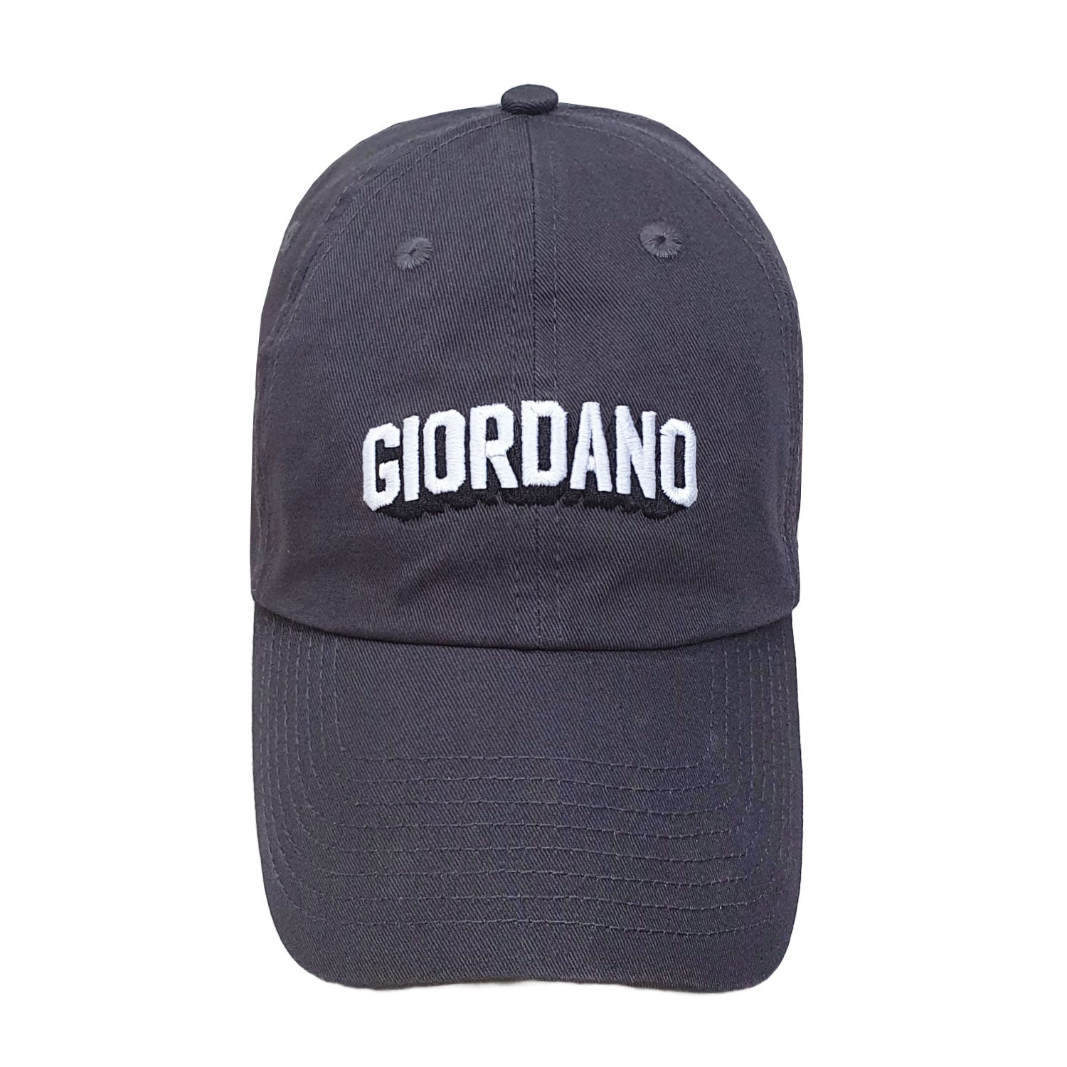Unisex Cotton Embroidery Giordano Logo Cap