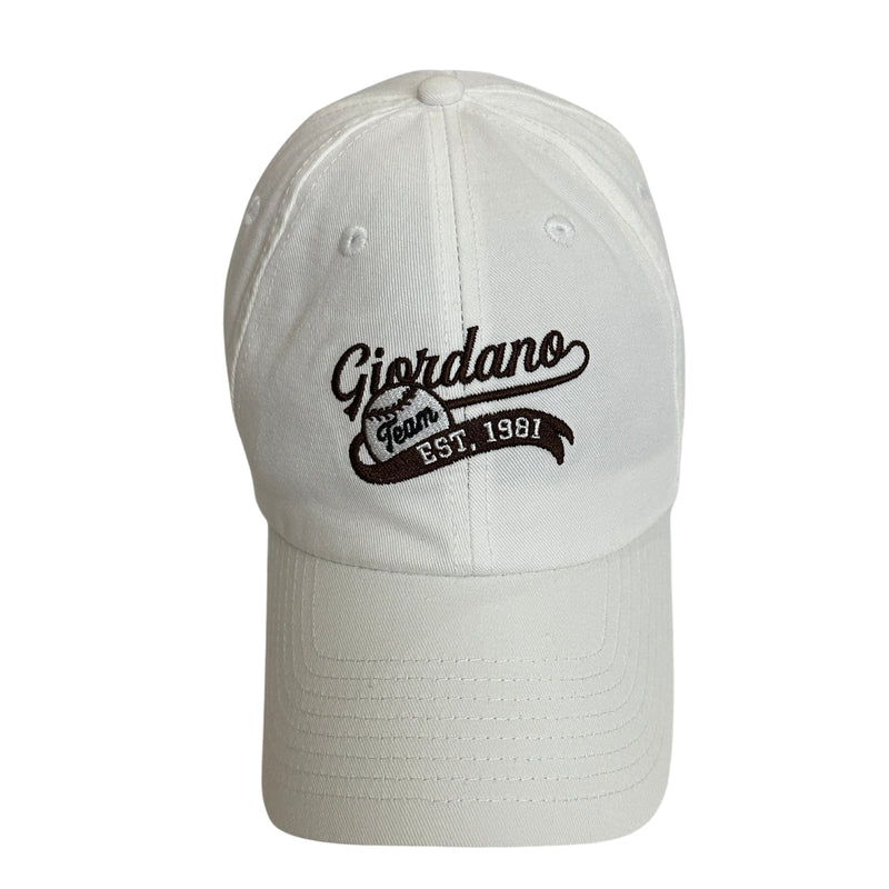 Unisex Cotton Cap With Baseball Embroidery