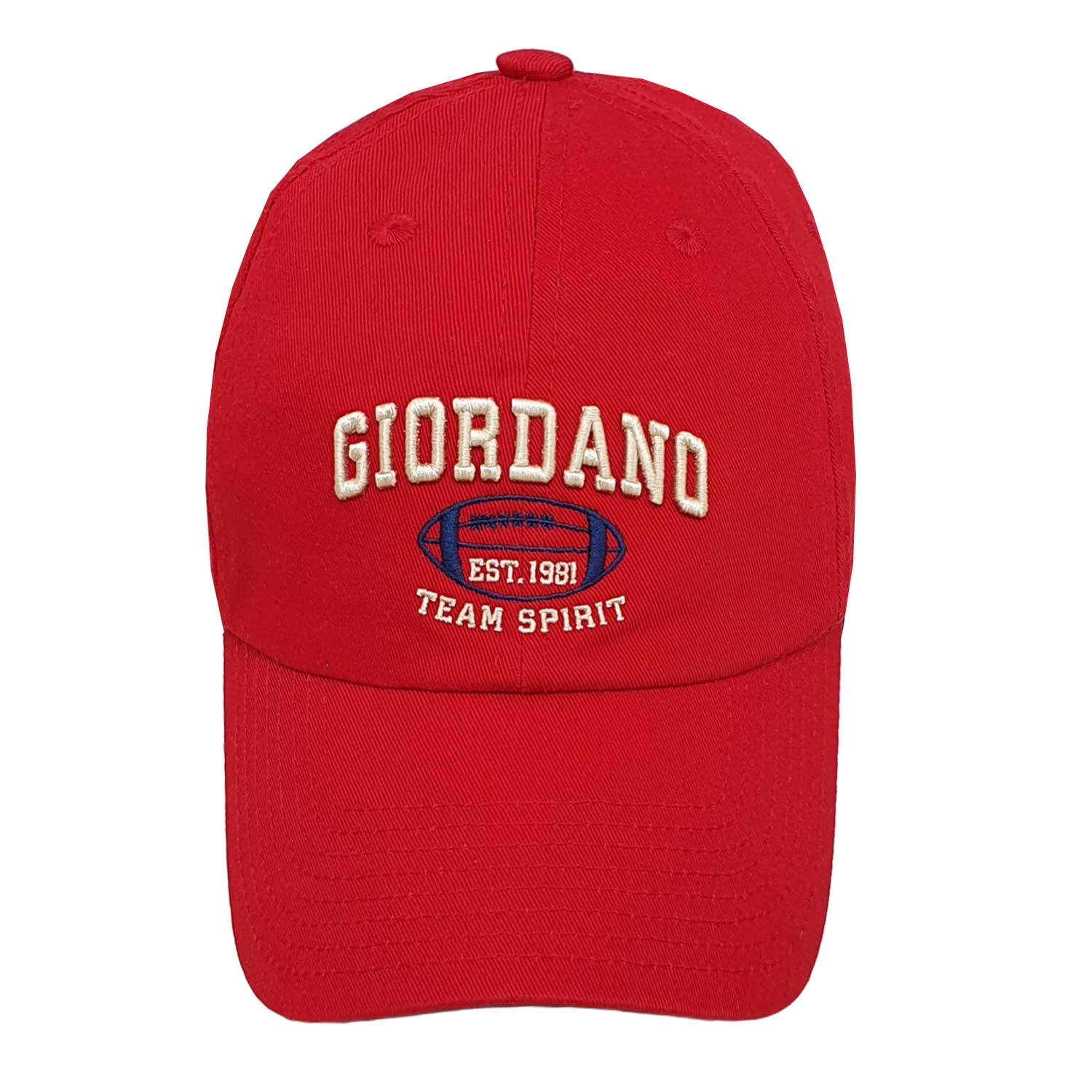 Giordano Cotton 3D Embroidered Cap: Classic Style, Premium Detailing