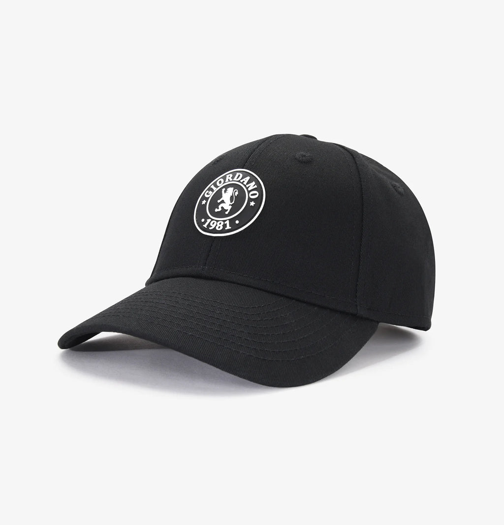 Giordano 1981 Baseball Cap - Embroidered Logo, Comfortable Fit