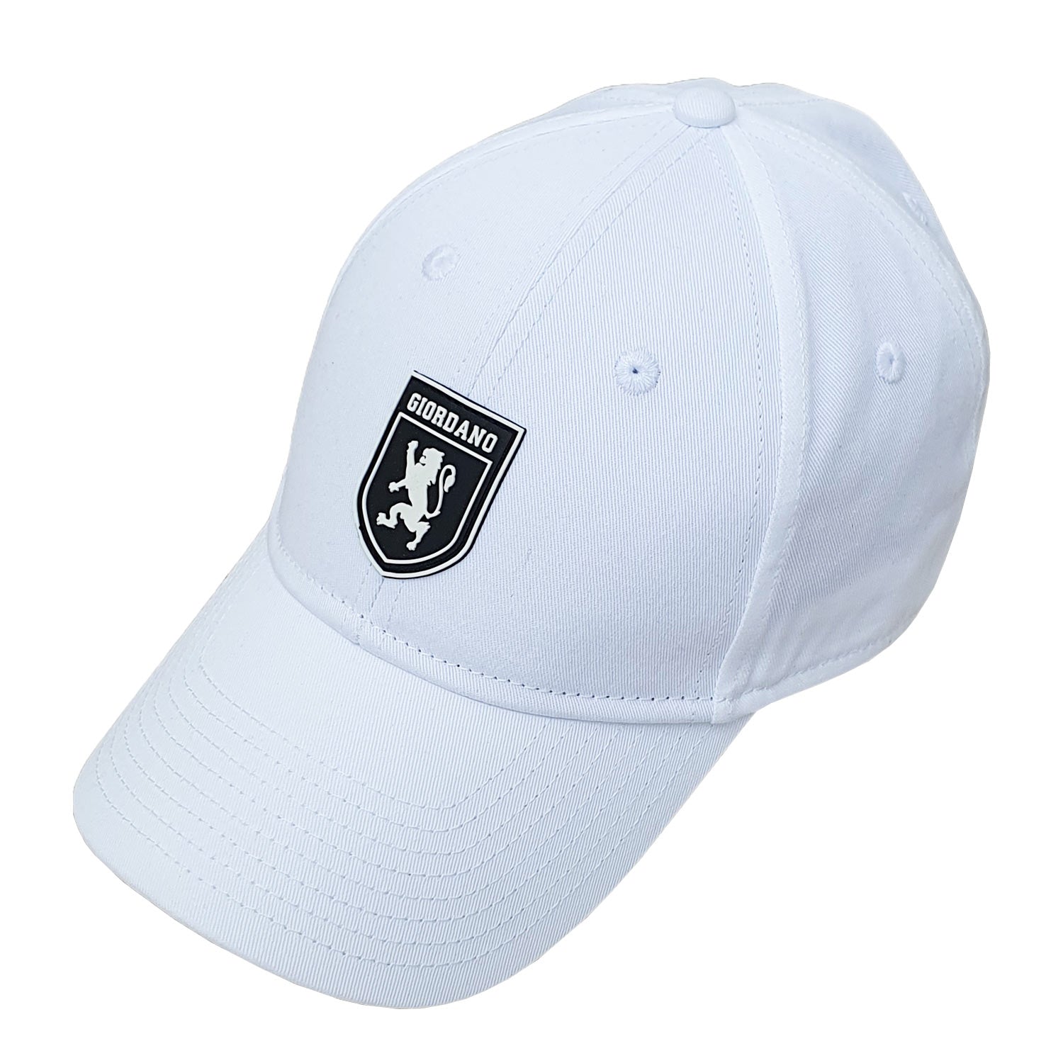 Cotton Twill Cap With Rubber Badge