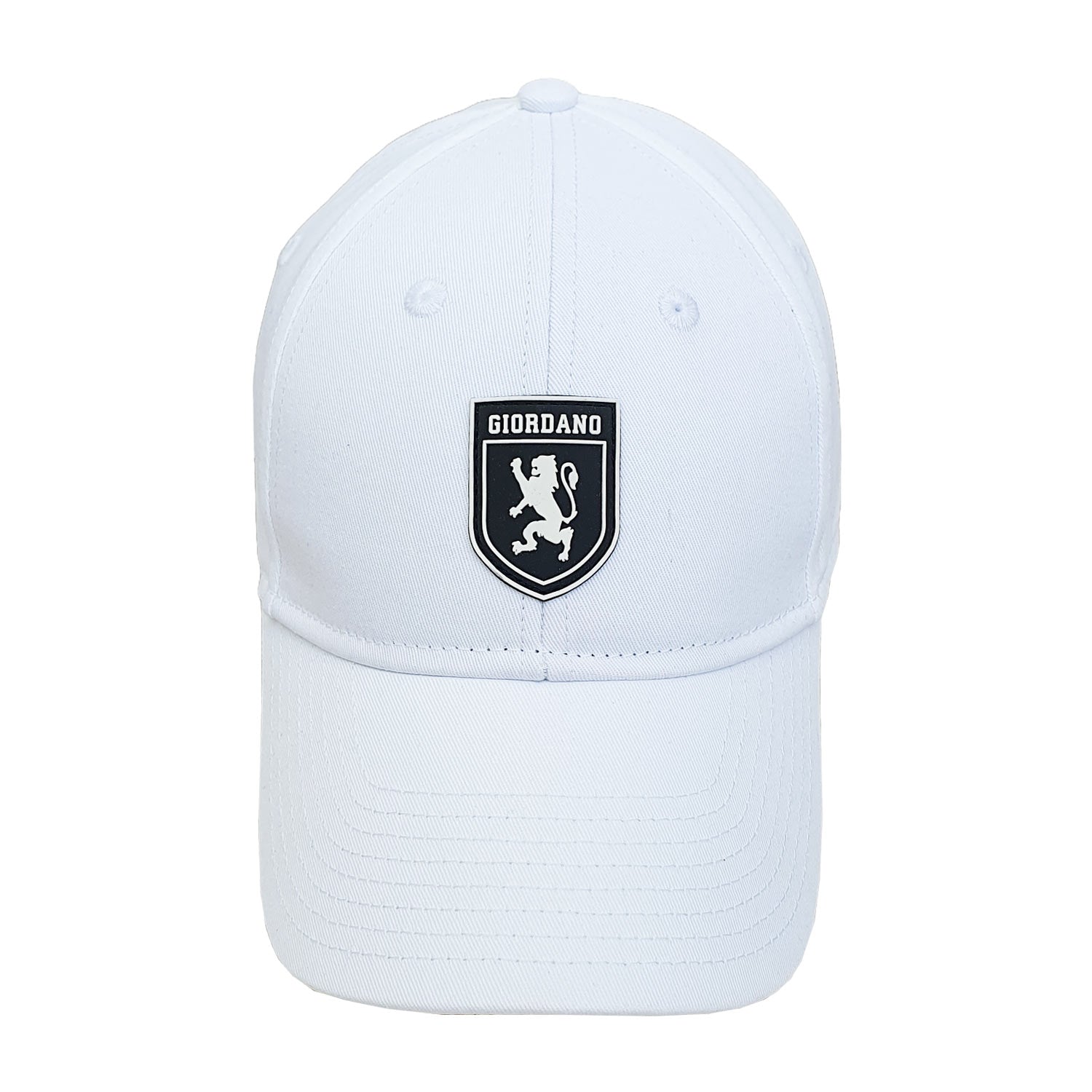 Cotton Twill Cap With Rubber Badge