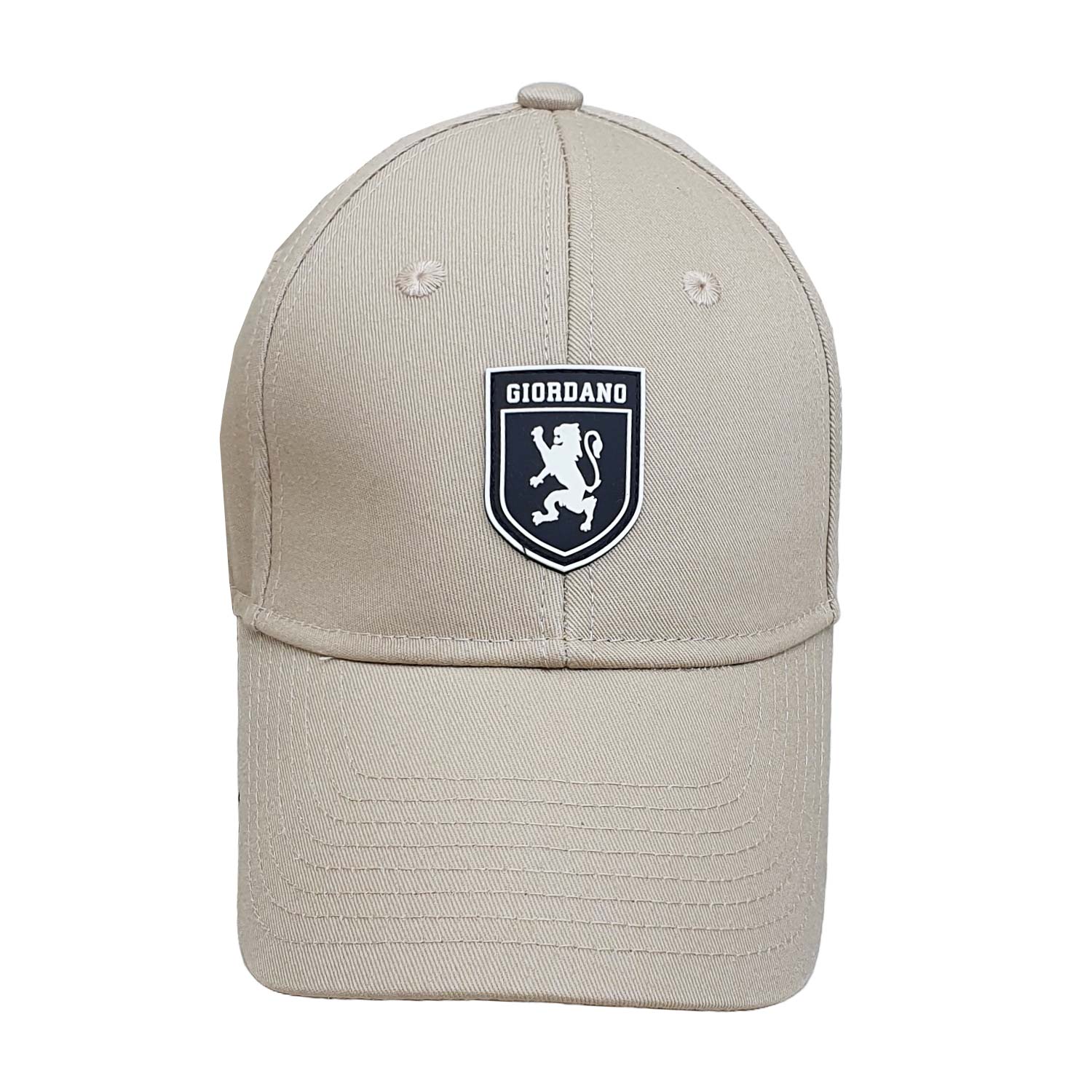 Cotton Twill Cap With Rubber Badge