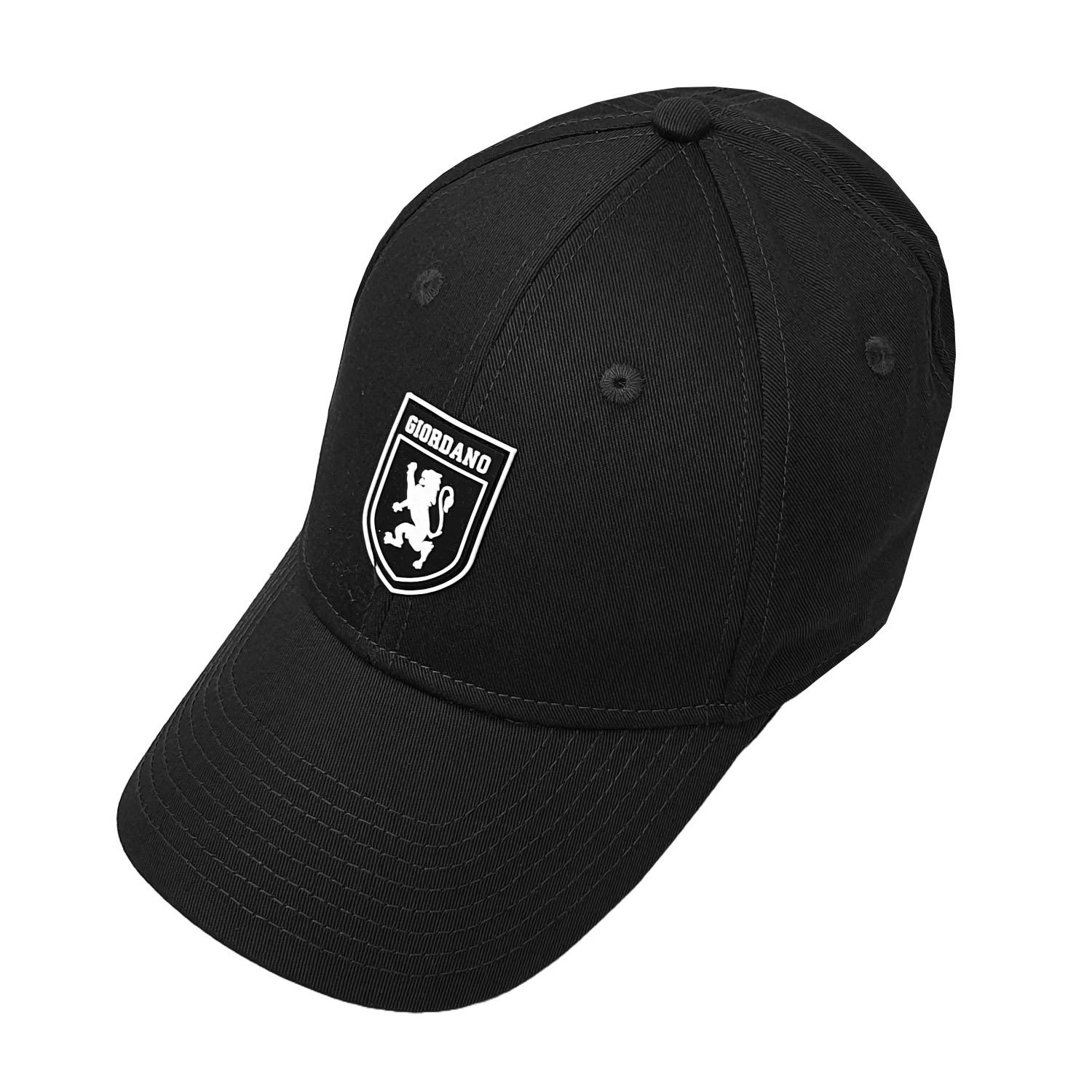 Cotton Twill Cap With Rubber Badge