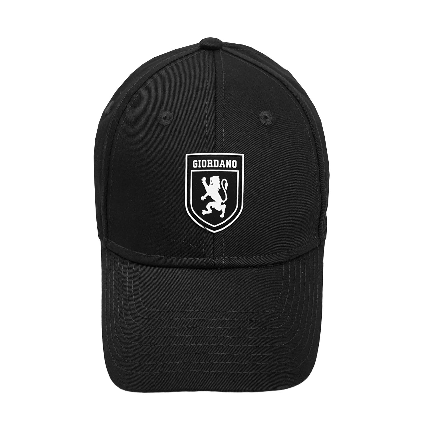 Cotton Twill Cap With Rubber Badge