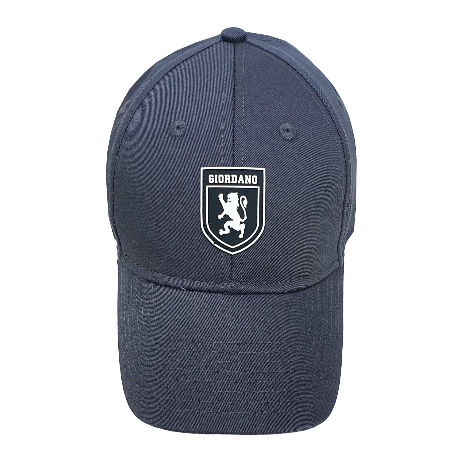 Cotton Twill Cap With Rubber Badge